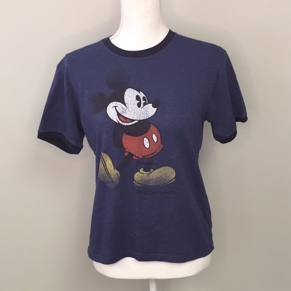 2 Pc Disney Little Mermaid & Mickey Mouse T-Shirt Bundle L & XL Both Fi… - Picture 8 of 12